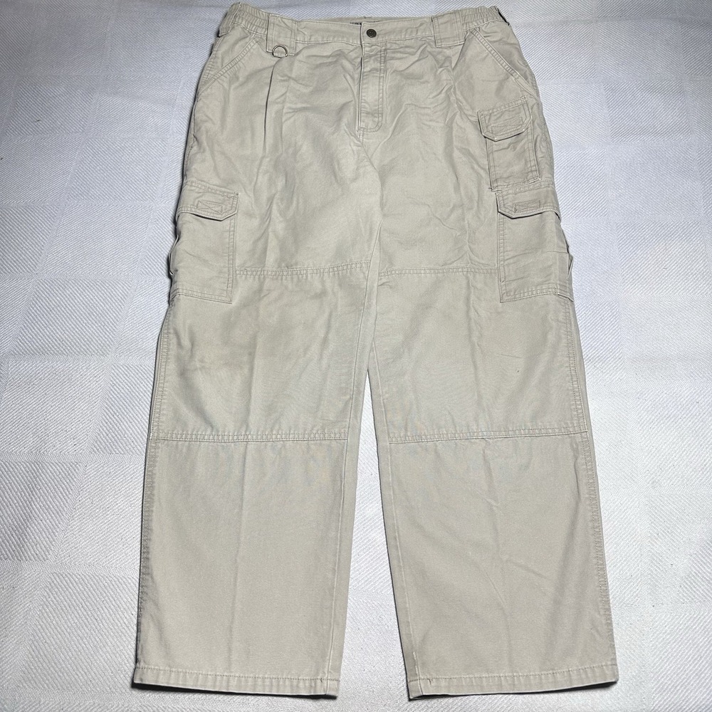 5.11 Tactical Canvas Cargo Pants 38x30 Khaki Utility 7 Pocket‎ Uniform Military